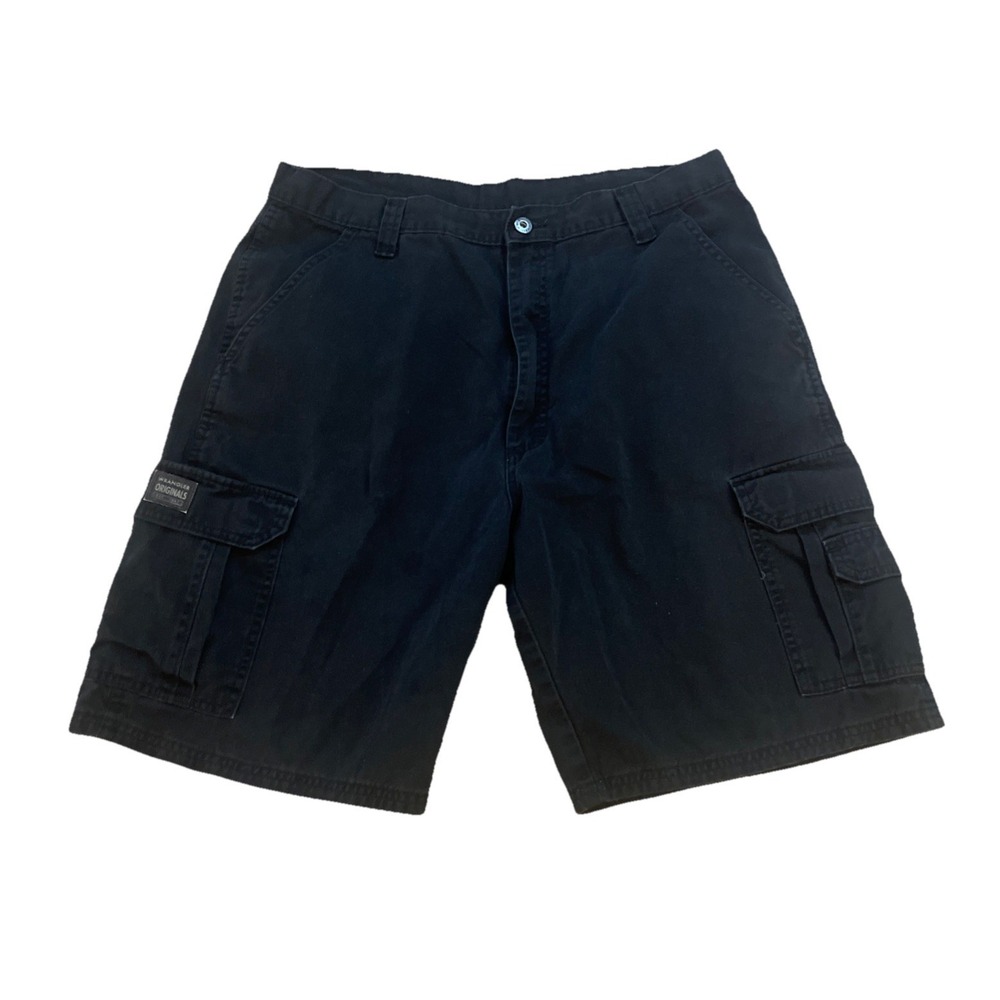 Wrangler Originals Black Cargo Shorts Men's Size 36